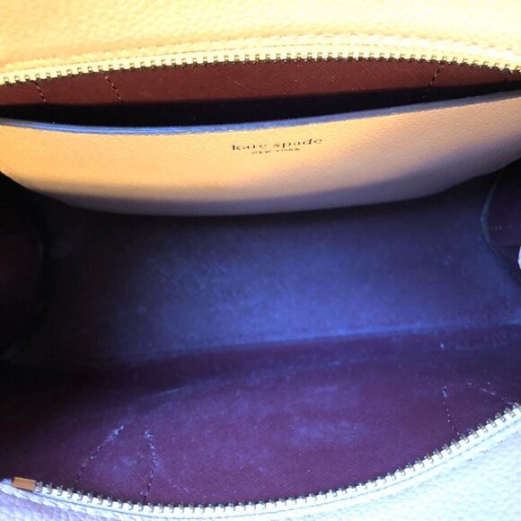 KATE SPADE Eva Small Satchel Open Top Zip Crossbody Bag Blush Pink MSRP $329 - Picture 9 of 11